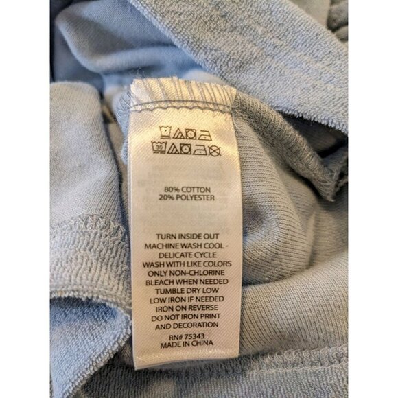 C&C California Shirt Mens Terrycloth Polo Size M Blue Short Sleeve Surf Beach - Picture 4 of 4